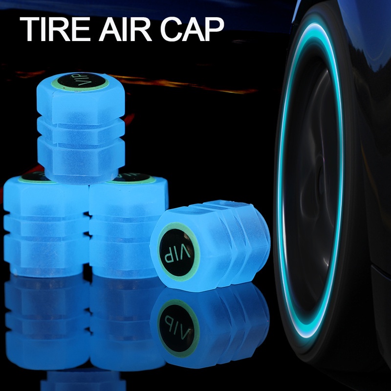 【批發價】3個起批通用發光輪胎氣門嘴蓋/汽車車輪發光防塵裝飾輪胎罩適用於摩托車