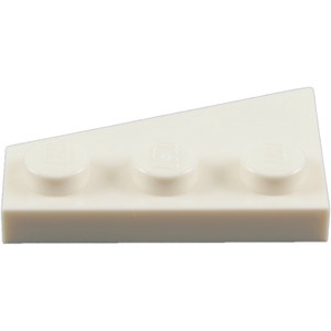 [樂磚庫] LEGO 43722 楔形 平版型 白色 2x3 4179874