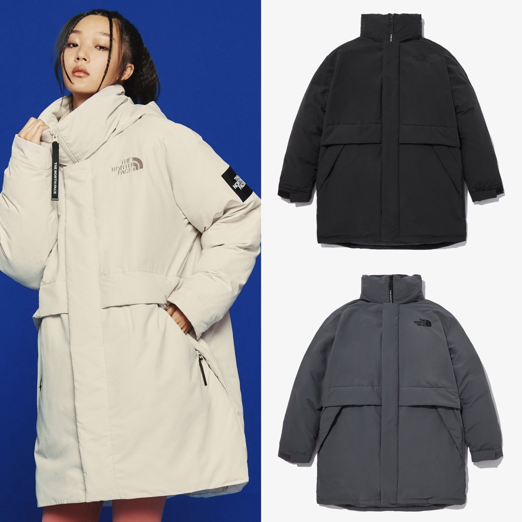 過季特價❗️韓國北臉 22FW 男女版 NEILTON ON BALL PARKA 中長版羽絨外套