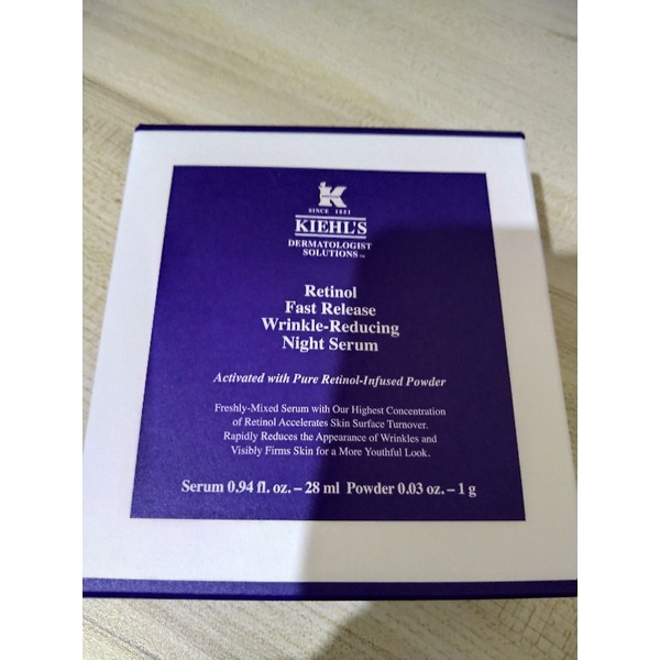 【Kiehl’s 契爾氏】0.3 A醇新生瞬效活性精華28ml(全新)