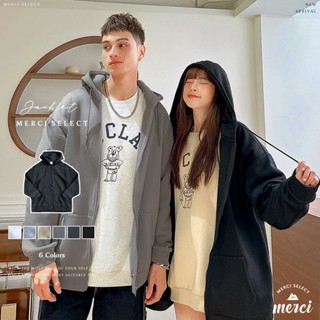 ✿MERCI 附發票✿ 現貨 刷毛連帽外套 加絨保暖 外套 大碼女外套 休閒經典外套 大尺碼 長袖 外套 衣 80192