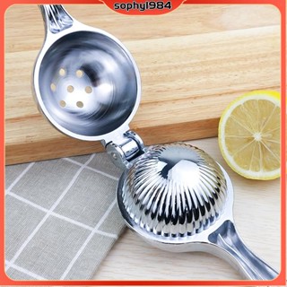 🍀 不鏽鋼手動榨汁機🍀 水果榨汁器 壓汁器 檸檬夾 不鏽鋼 手動榨汁機家用手壓檸檬水果夾子擠壓器不銹鋼橙壓榨果汁機檸檬夾