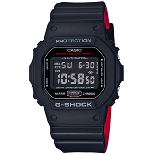 【聊聊甜甜價】CASIO G-SHOCK 雙色潮流方形電子腕錶 DW-5600HR-1