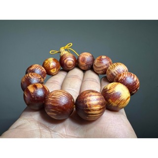 阿一藝品 印尼國寶【血龍木手珠】重油質 透光質地 滑潤順手 國寶樹種 質量高檔 手串 供佛 念珠 【K15】