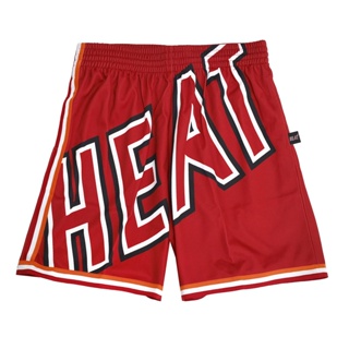 Mitchell & Ness NBA Heat 邁阿密熱火 Big Face 球褲 復古 M&N 大LOGO【ACS】