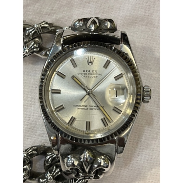 mini 精品 Chrome hearts x Rolex 克羅心 勞力士 手錶 手環 真品正品獨一無二 24分期零利率