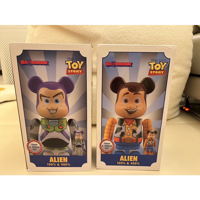 Be@rbrick 400% ABS 玩具總動員 Toy Story 胡迪&amp;巴斯 現貨