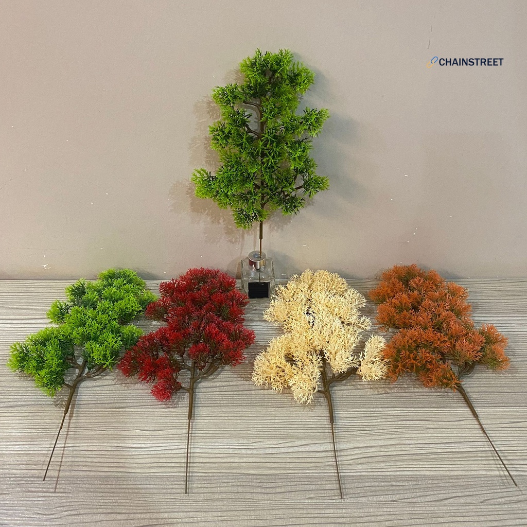 [花花的世界] 仿真松針崖柏樹枝假花松樹盆栽松枝道具塑膠花松樹葉子假樹葉