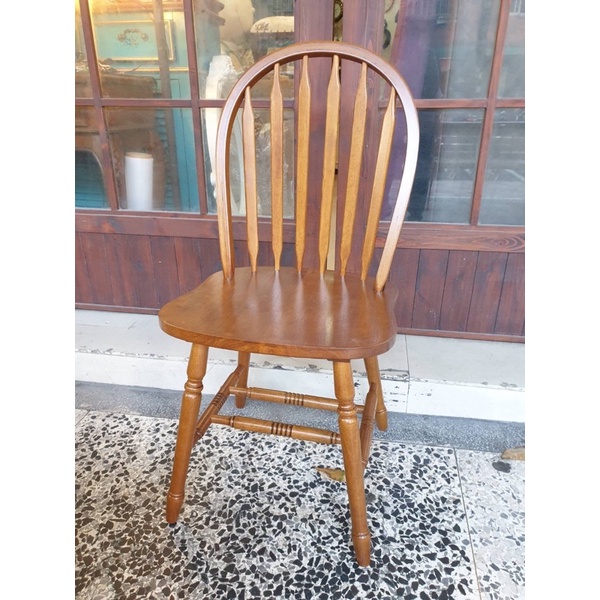 英式溫莎椅 木色溫莎餐椅
