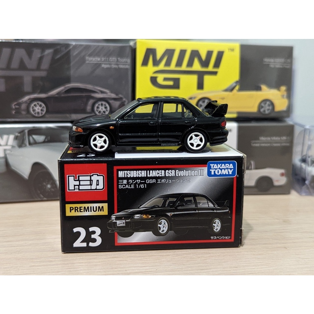 日本 多美小汽車 Tomica Premium  lancer 黑盒模型車 玩具車 跑車 超跑 黑盒 法拉利  速霸陸