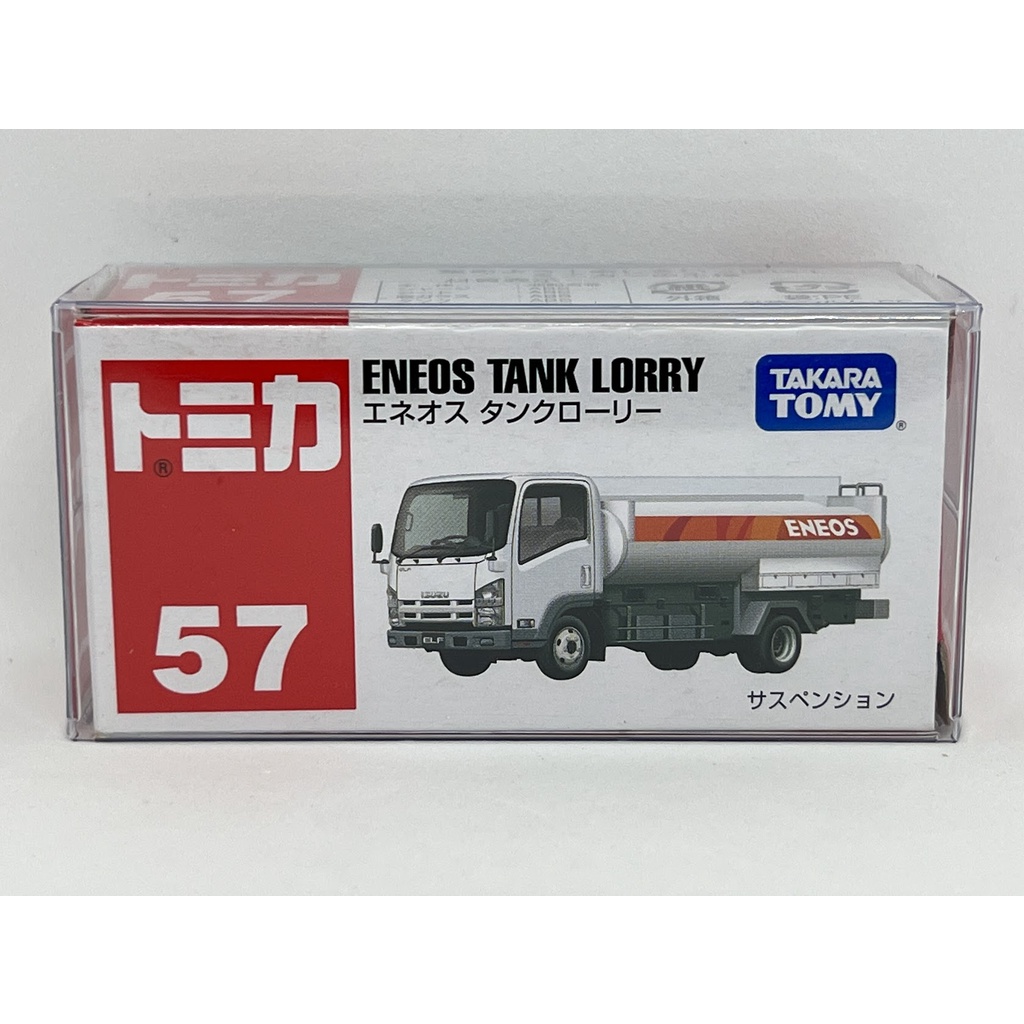 ～阿元～ Tomica NO.57 Eneos Tank Lorry 多美小汽車 正版 贈收納膠盒