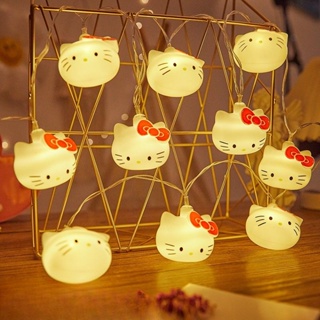 HelloKitty LED燈串少女心燈串兒童房間裝飾佈置燈串動物造型可愛造型燈
