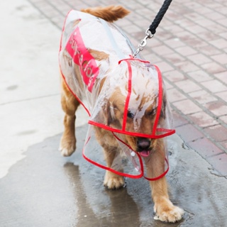 【YUXUAN】狗狗雨衣大型犬中型犬薩摩金毛拉布拉多防水大型犬雨披雨傘寵物披風 #3