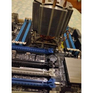 🍎現貨🥕華碩P9X79 WS/SYS主機板+CPU+塔式風扇支援E5 V2，整組優惠非華南金牌X99