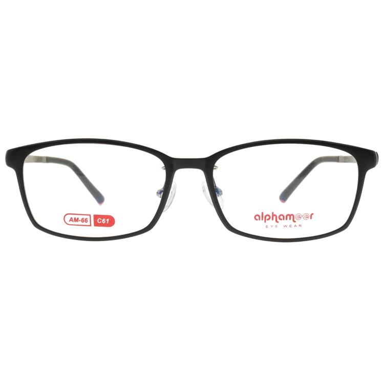 Alphameer 光學眼鏡 AM66 C61 韓國塑鋼細框款 經典塑鋼系列 眼鏡框 - 金橘眼鏡