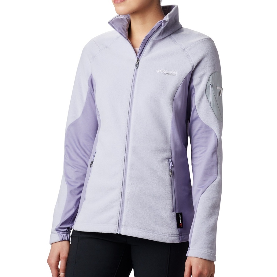 瑕疵【Columbia】UAR13510 女款 Polartec 200 刷毛外套 紫