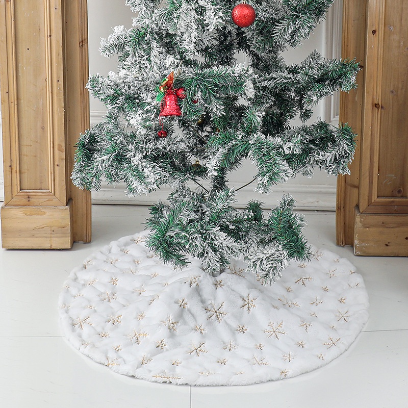 加厚毛絨聖誕樹裙78cm 90CM 122CM 創意聖誕樹圍裙底座裝飾品