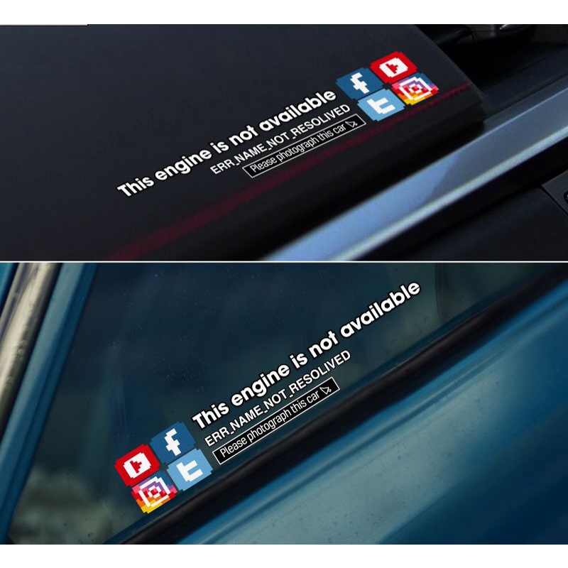 🔥現貨發出🔥 網紅媒體 FB IG  YT Twitter 噴繪 機車貼紙 安全帽 玻璃 側窗玻璃 後擋風 葉子板 檔車