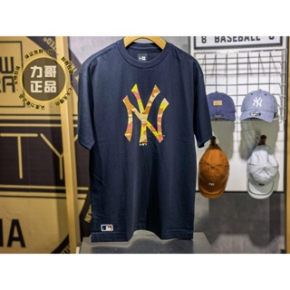 Nev ERA MLB圓領NY迷彩logo印花T恤短袖T恤