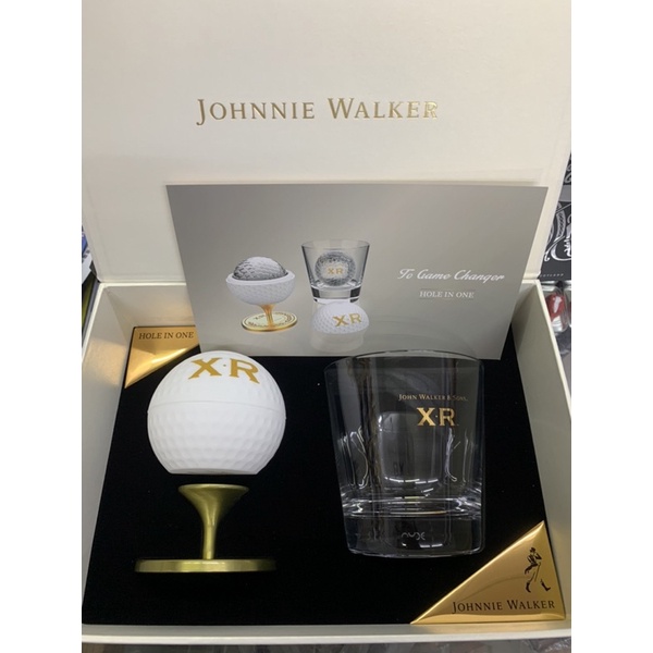 約翰走路 Johnnie Walker XR 21年 一桿進洞組/Nude土耳其輕奢水晶杯/製冰盒/威事忌杯/玻璃杯 B