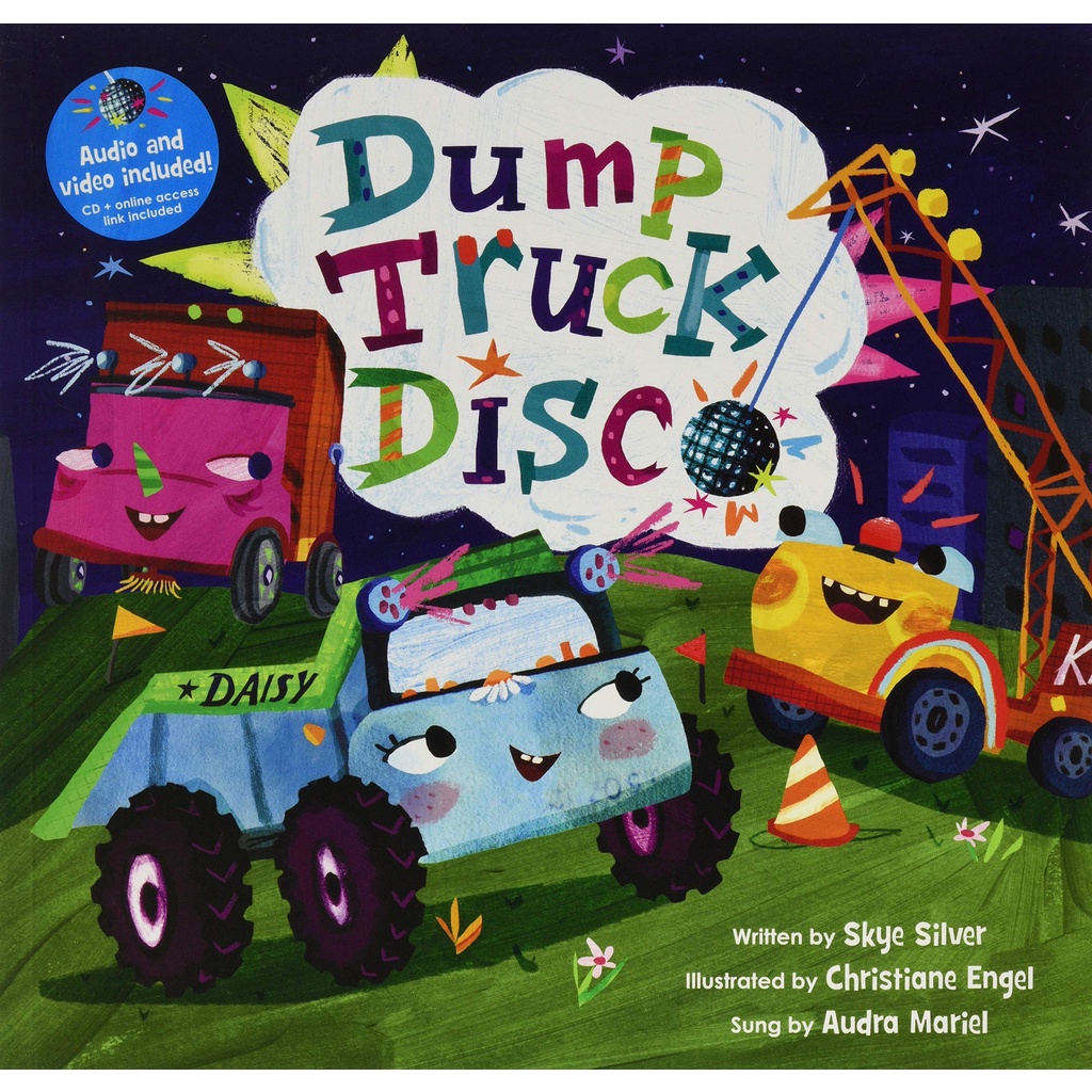 Dump Truck Disco (1平裝+1影音CD)(有聲書)/Skye Silver Watch and Sing Along 【禮筑外文書店】