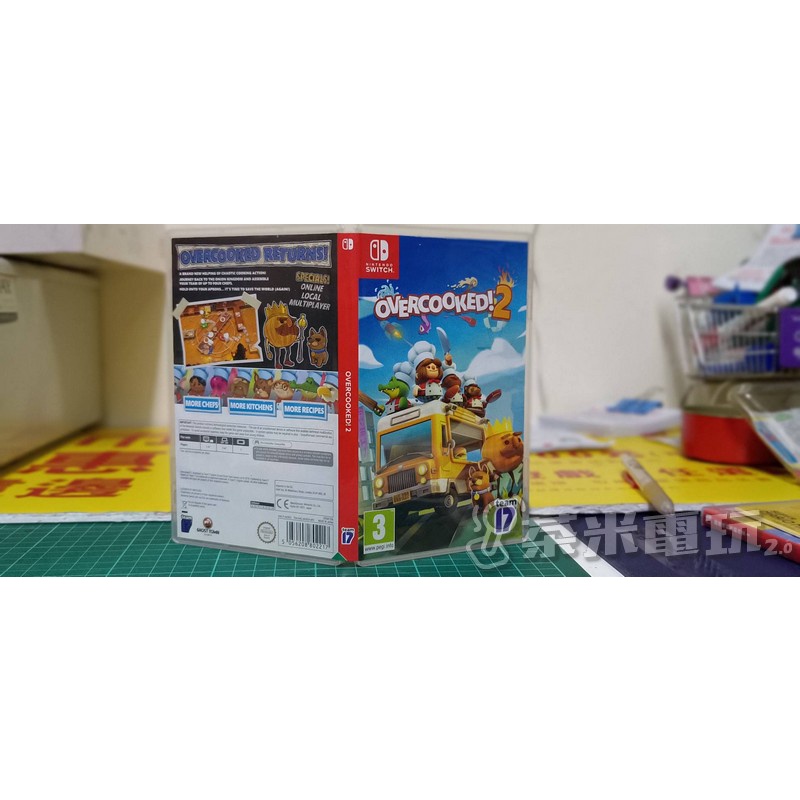 [中古二手品] 二手 Switch 煮過頭 2 歐版包裝 中文版 #1