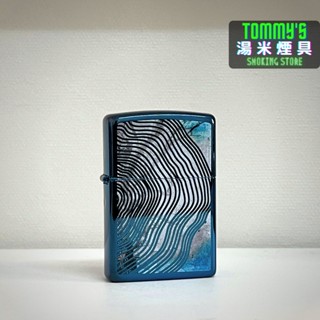🔥全館免運費🔥正品 美國 ZIPPO 打火機-Patterns系列『年輪』藍色鏡面拋光『型號29827』