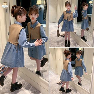 兩件式套裝 韓版童裝 女童 女童春裝網紅套裝 2022新款 中大童衣服春秋兒童時尚時髦洋氣兩件套