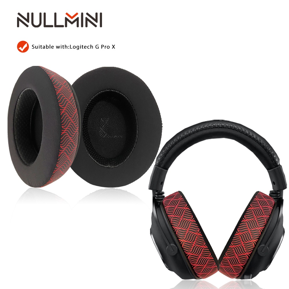 Nullmini 替換耳墊適用於羅技 G Pro X 耳機套冷卻凝膠耳機耳罩