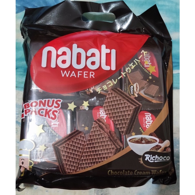 Nabati 巧克力 起司 花生 威化餅 414g 餅乾 零食 麗芝士