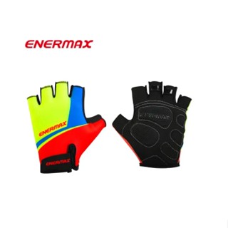 ENERMAX 安耐美 自行車短指手套Jack Wolfskin聯名款(單車/透氣/防滑/吸震/半指手套)