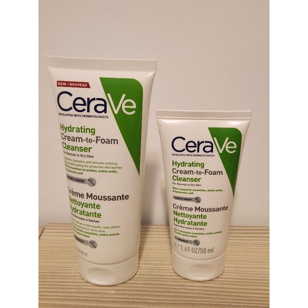 Cerave 適樂膚溫和洗卸泡沫潔膚乳 洗面乳50ml