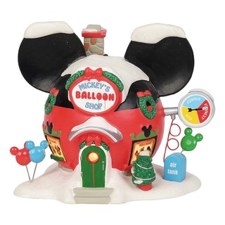 Enesco精品雕塑 Disney 迪士尼 米奇氣球商店居家擺飾 (附燈) EN16027