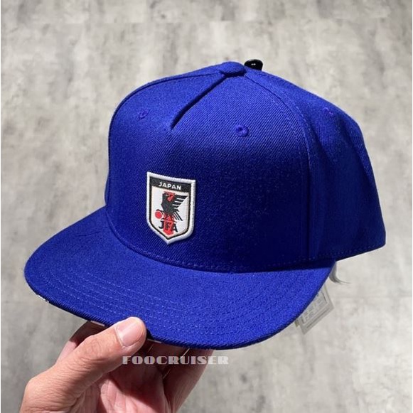 🏆[ADIDAS] JAPAN SNAPBACK CAP 中性 足球 世界盃 日本隊 棒球帽 運動帽 藍色 HP1316