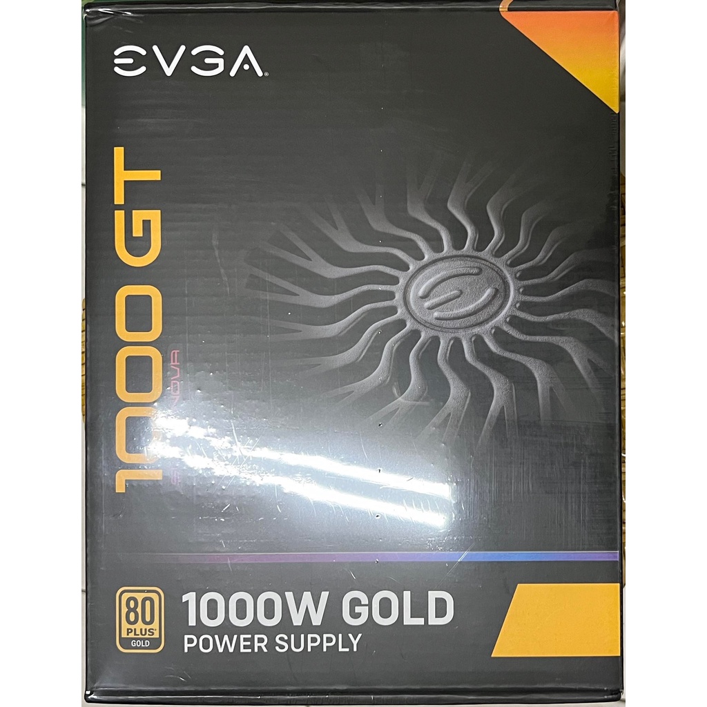 【現貨】EVGA 1000 GT 電源供應器 80PLUS金牌 全模組化 全日系 1000W 10年保固