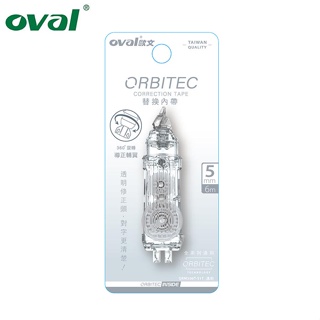 oval歐文ORBITEC Cozy color修正帶替換內帶/ QRM-506T-S1T/ 透明/ 5mm*6m eslite誠品