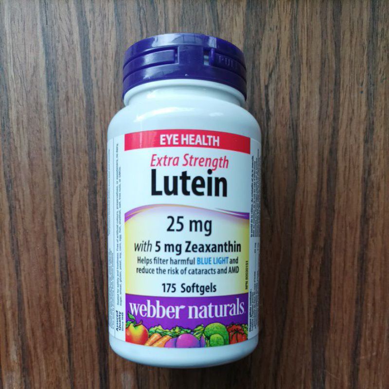 現貨 兩件以上有優惠 加拿大webber naturals  葉黃素 Lutein 25mg 175顆