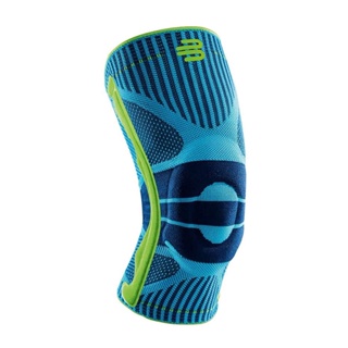 BAUERFEIND 專業運動護膝(護具 保爾範 德國製「11449411260-01」 水藍螢光綠
