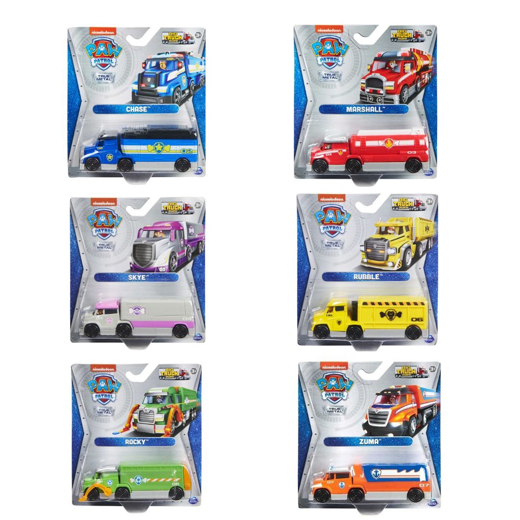 [TC玩具]  汪汪隊立大功 paw patrol 狗狗大卡車隊 1比55 合金車 卡車 原價399 特價