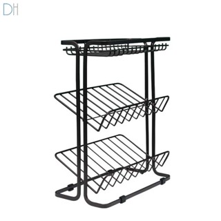 【現貨】調料置物架 廚房用品 落地 檯面 調味料架子 鐵藝 多層 收納架子 家居 Dhome