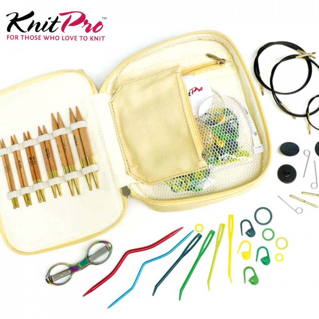 KnitPro-初學者可互換(自由)輪針組；針頭：3.5、4、5、6、7、8mm共6付