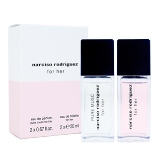 ☆MOMO小屋☆ Narciso Rodriguez 20mlx2入組(for Her 女性淡香水+純粹謬思女性淡香精)
