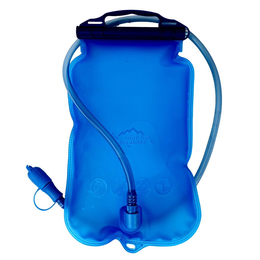 PUSH!戶外休閒用品 EVA抗撕裂耐菌吸管水袋飲水袋騎行跑步運動水袋2L P107