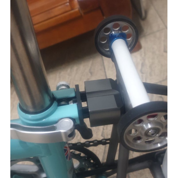 brompton 一般版與A,C line版適用 雙汽缸氣壓避震器 氣墊緩衝避震 雙缸支撐穩固性更佳 左右平衡更完美