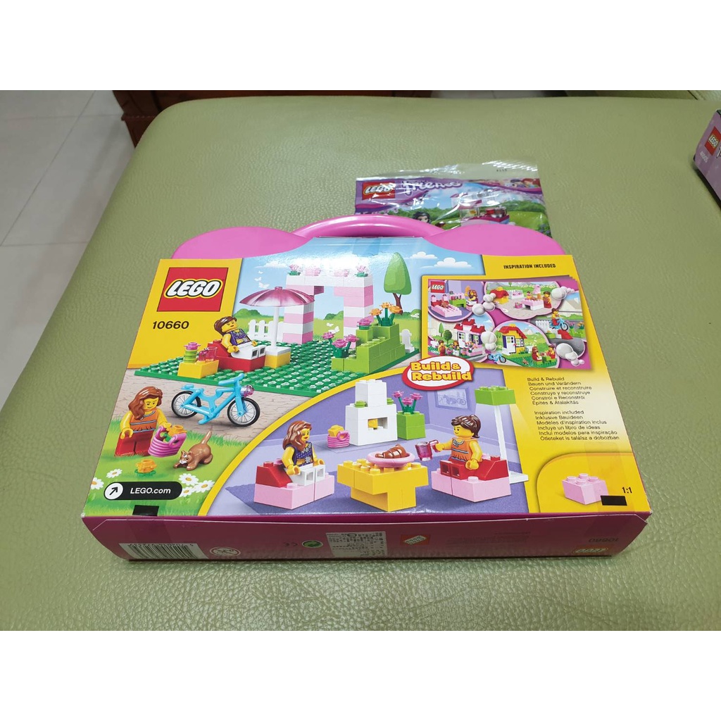 Lego 樂高 10660 Friends系列 - 輕鬆建築 房屋 粉色便攜盒 女孩套組 (加送30106全新小包)