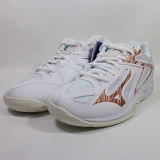 (DY) MIZUNO美津濃 兒童排球鞋 LIGHTNING STAR Z6室內訓練鞋 羽球鞋 V1GD210336白