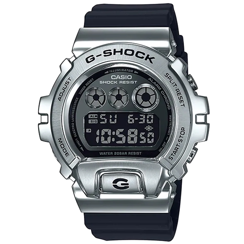 【聊聊甜甜價】CASIO G-SHOCK 街頭時尚雙顯腕錶 GM-6900-1