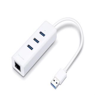 TP-LINK UE330 3埠USB 3.0集線器 與 Gigabit USB 網路卡