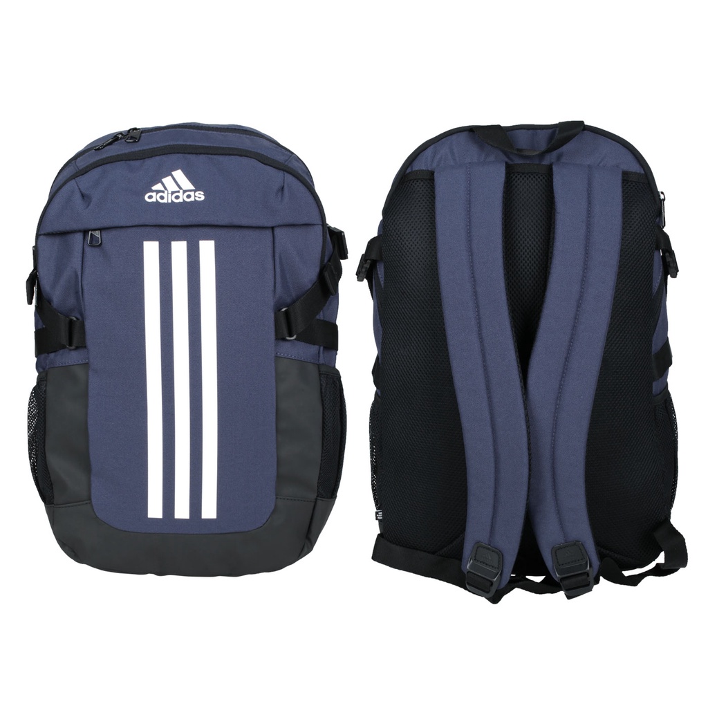 ADIDAS 後背包(雙肩包 肩背包 旅行包 23.5L 愛迪達「HM5132」 深藍白