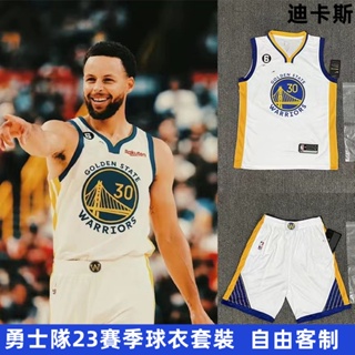 23賽季NBA勇士隊球衣 Curry球衣 30號Curry 新款球衣 NBA球衣 Warriors金州勇士隊 球衣套裝
